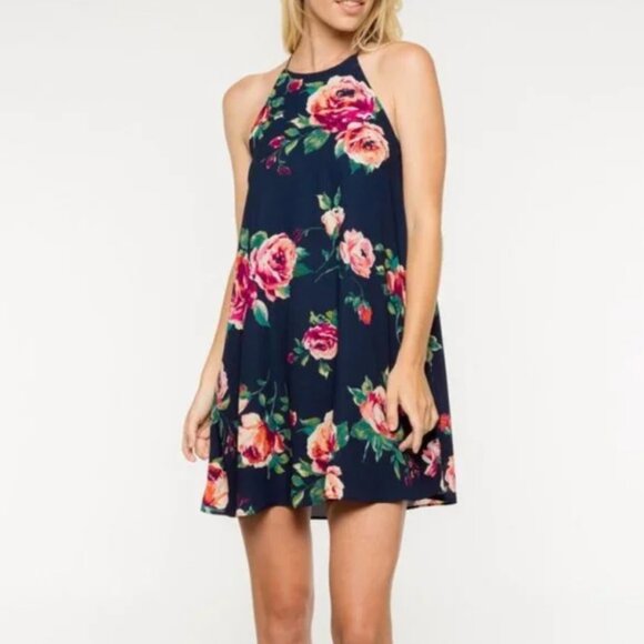 Sadie and Sage split back Halter dress sz S - Picture 14 of 14